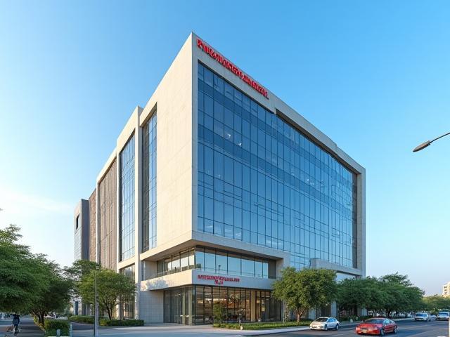 Exterior view of Pinnacle Business Park in Mumbai, office location of Bharatiya Vaarta Network